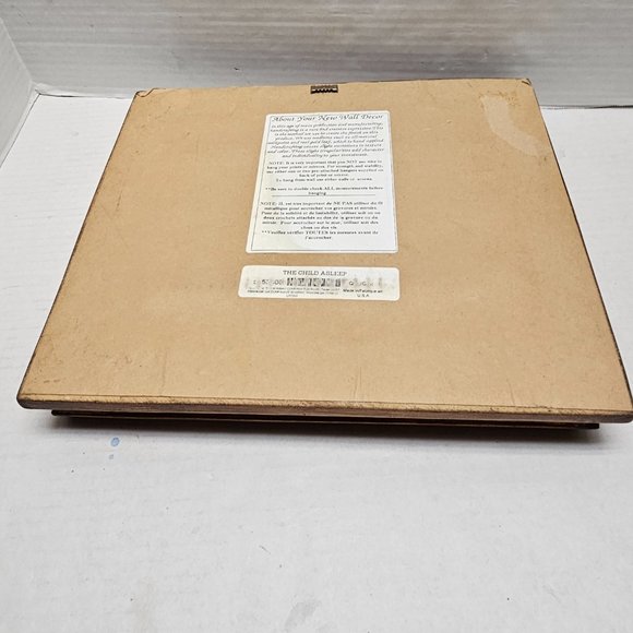 Home Wall Decor The Child Asleep Gold Leaf Frame Hand Crafted Picture Bombay Co. - Picture 10 of 16